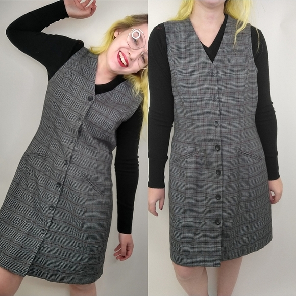 Vintage Dresses & Skirts - Vintage Worthington  Plaid Dress